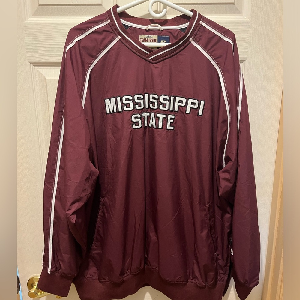Misssissippi State vintage pullover windshirt men’s XL with side zip